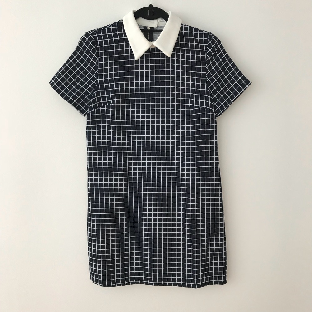 ASOS Grid Collar Dress